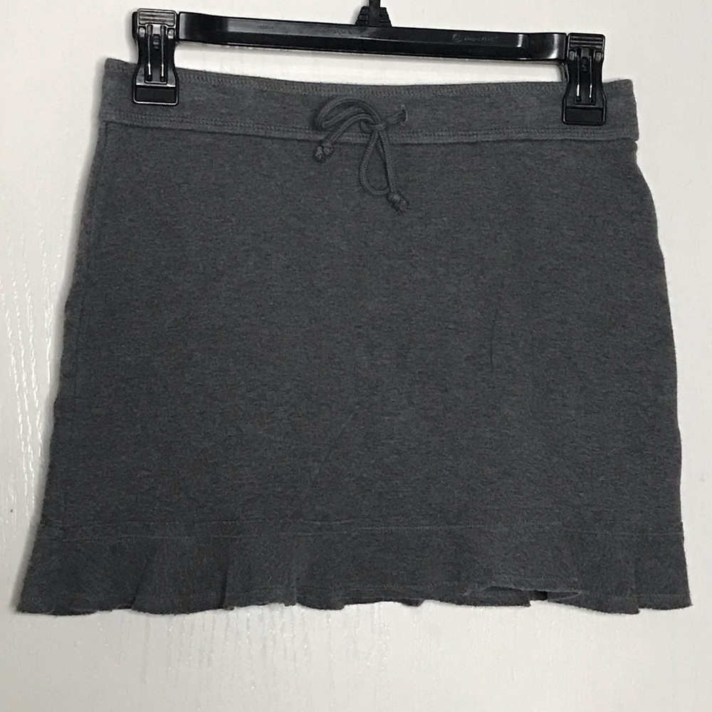 Express Grey flounce skirt